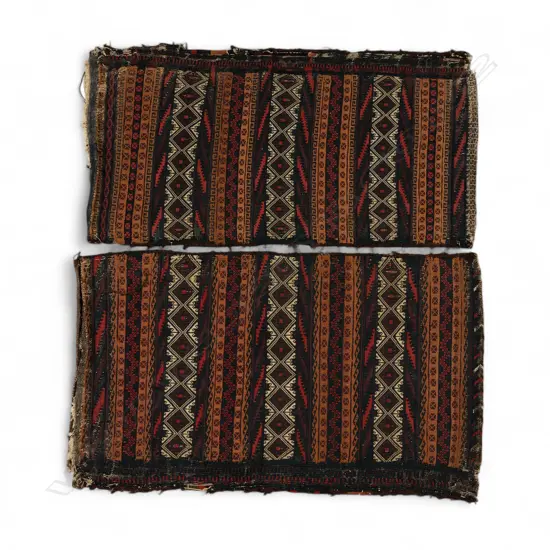 Baluch wool/camel flatweave bag,